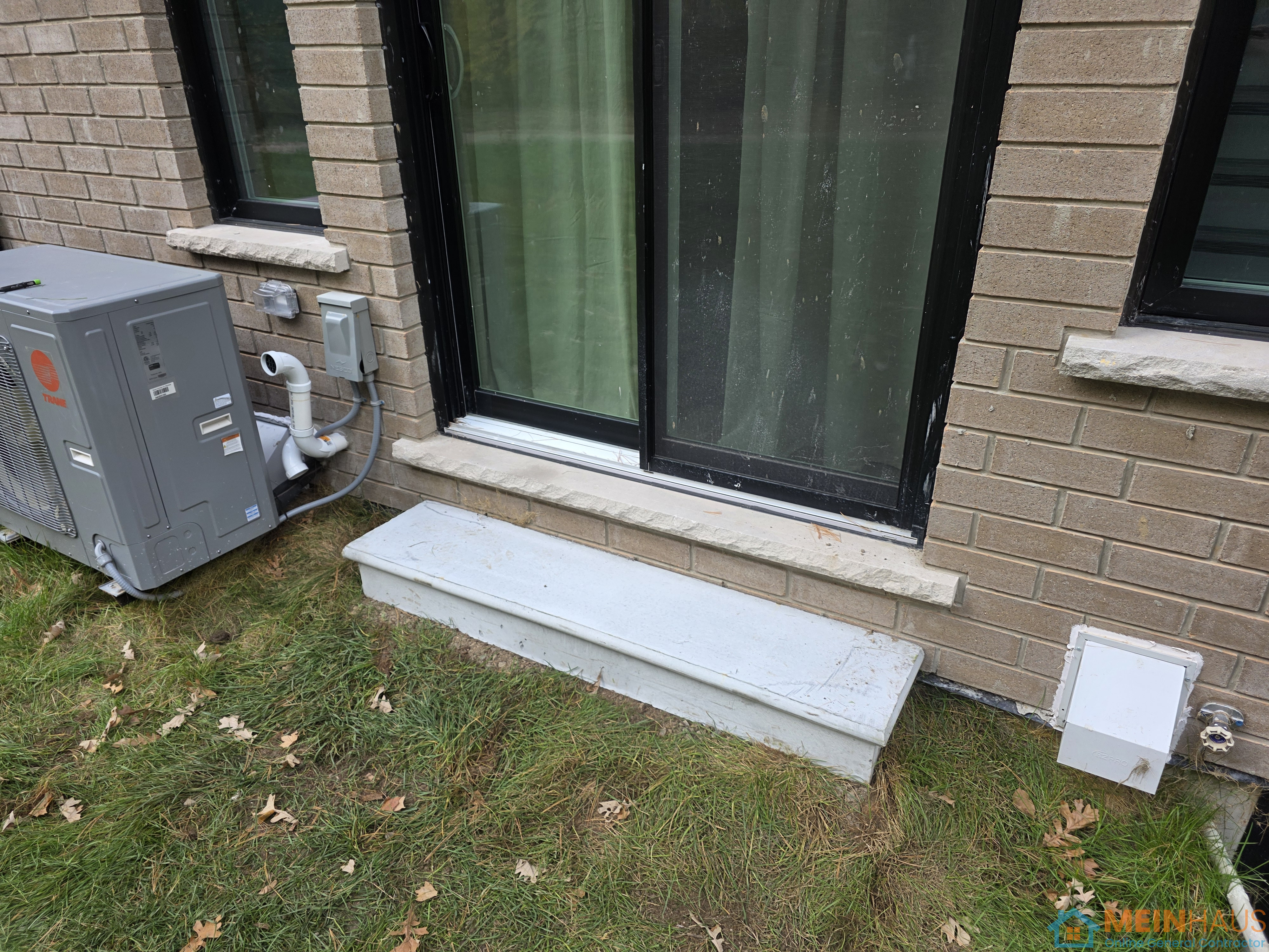 Backyard Step Installation — after
