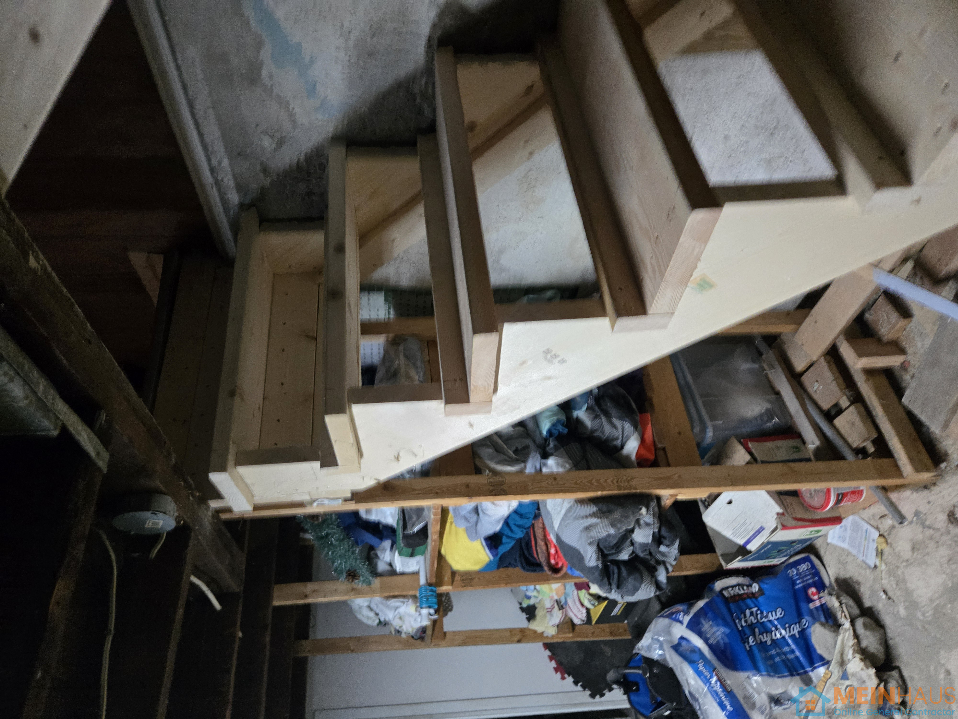 Stair Rebuild — before