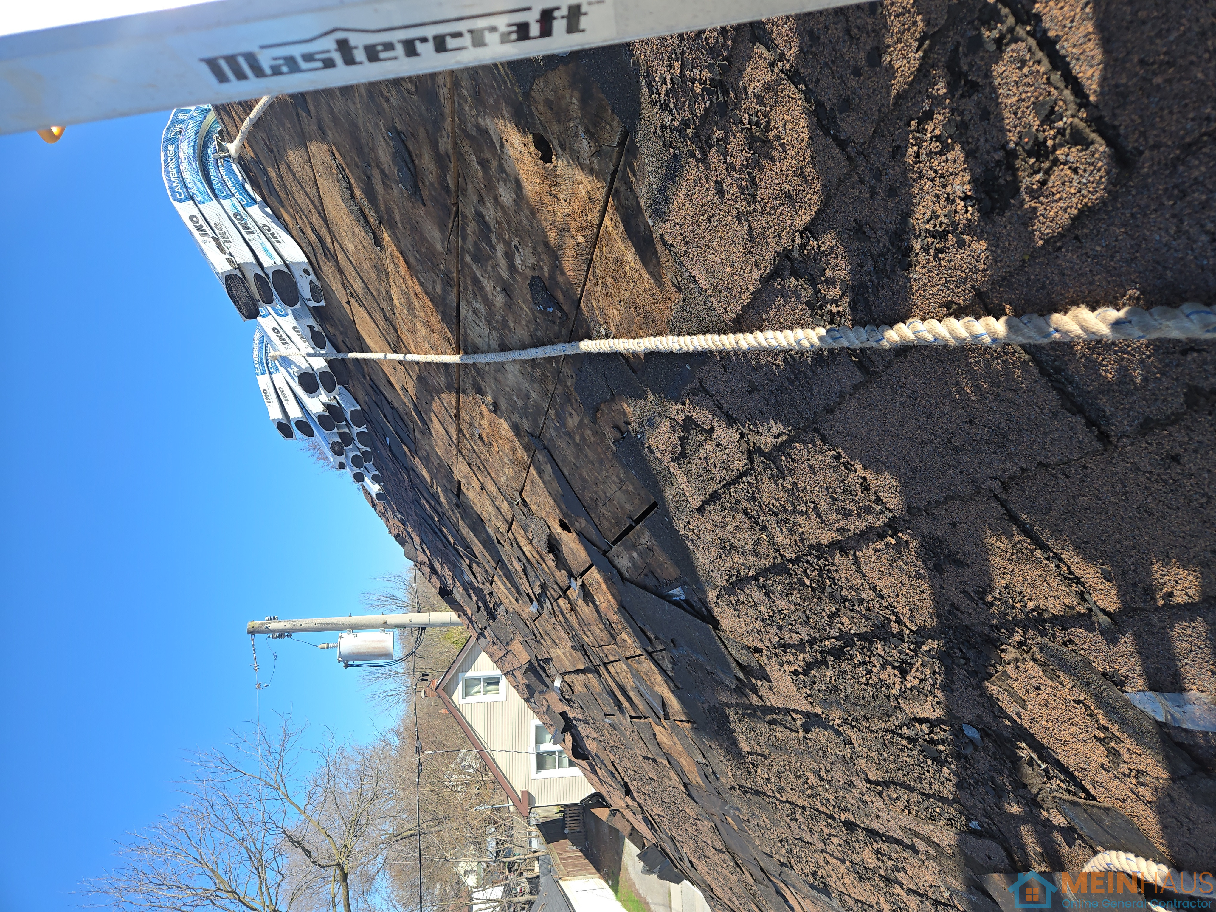 Roof replacement — before