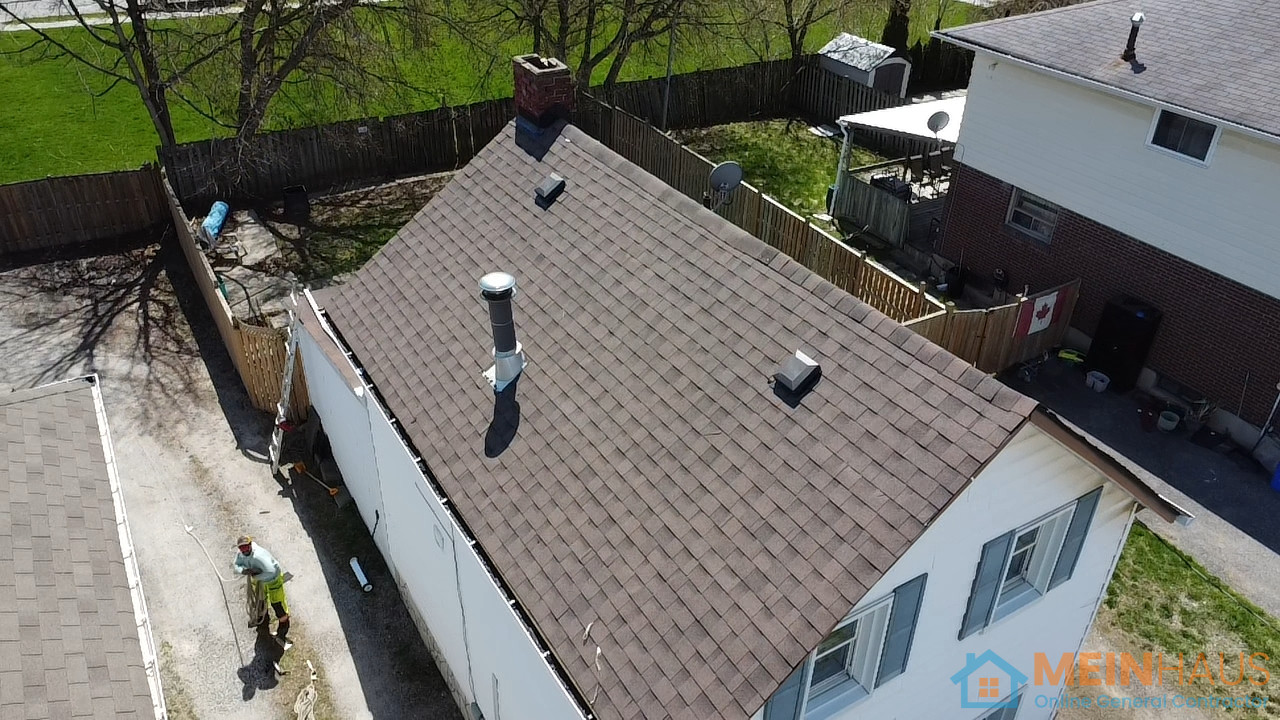 Roof replacement — after