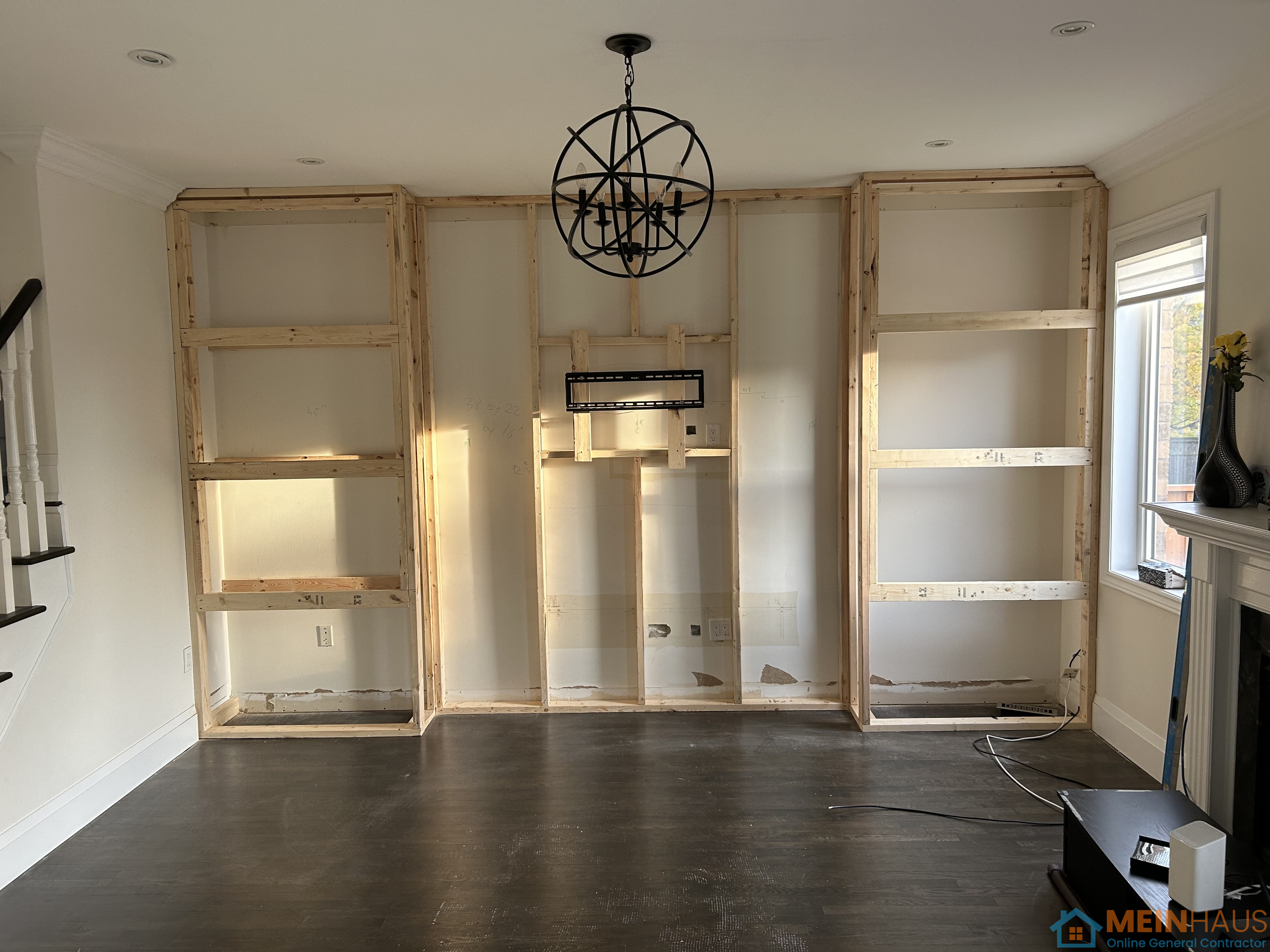 Carpentry Framing — Brampton, Ontario — after