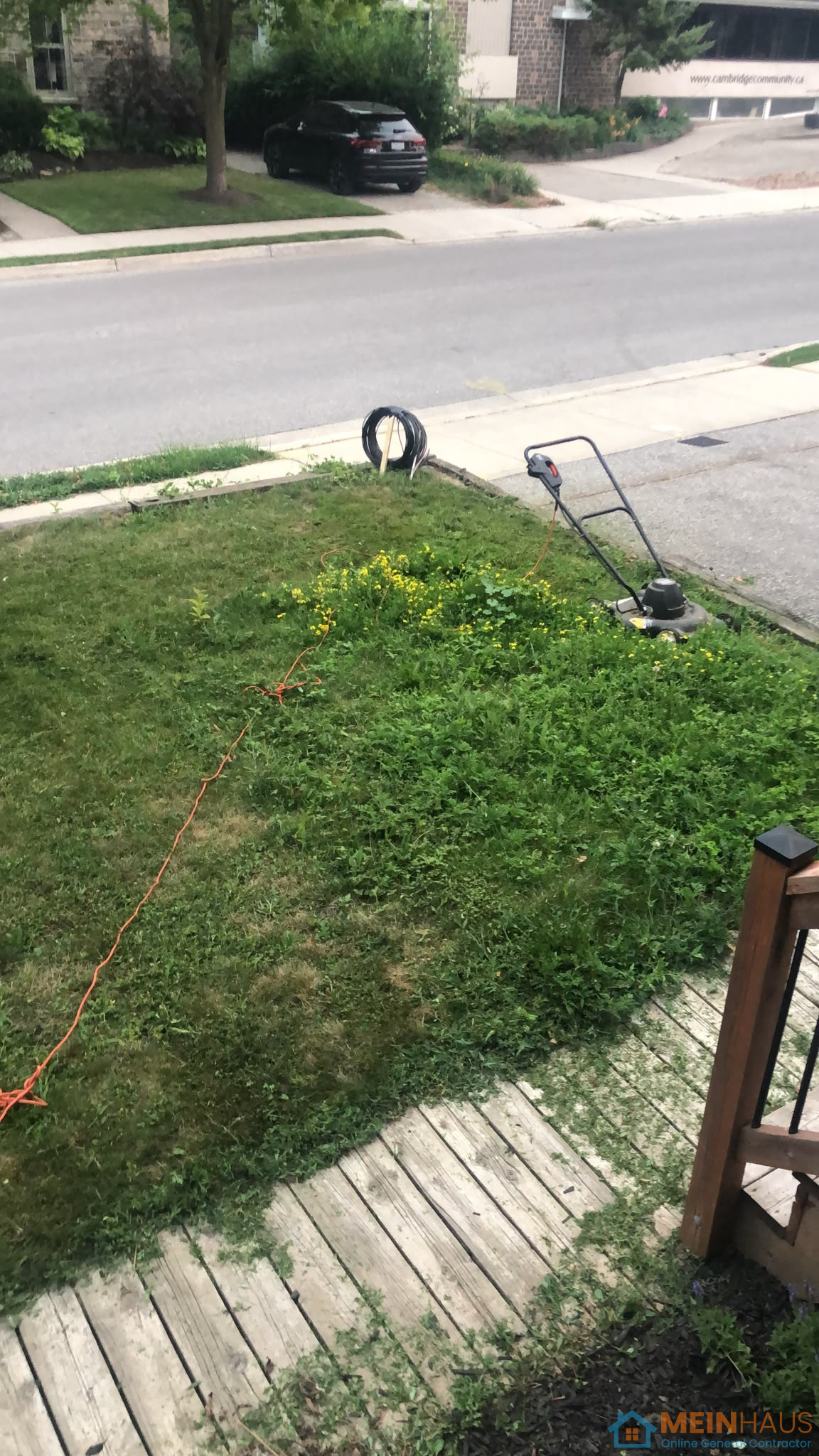 Landscaping — before