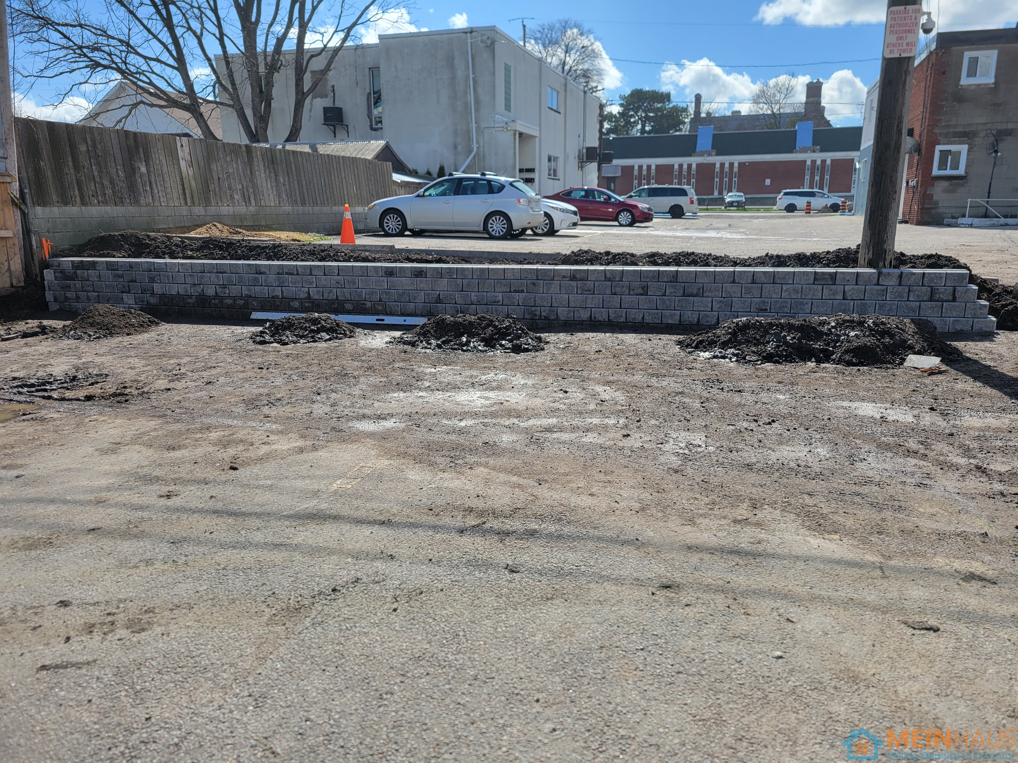 Landscaping — Barrie, Ontario — before