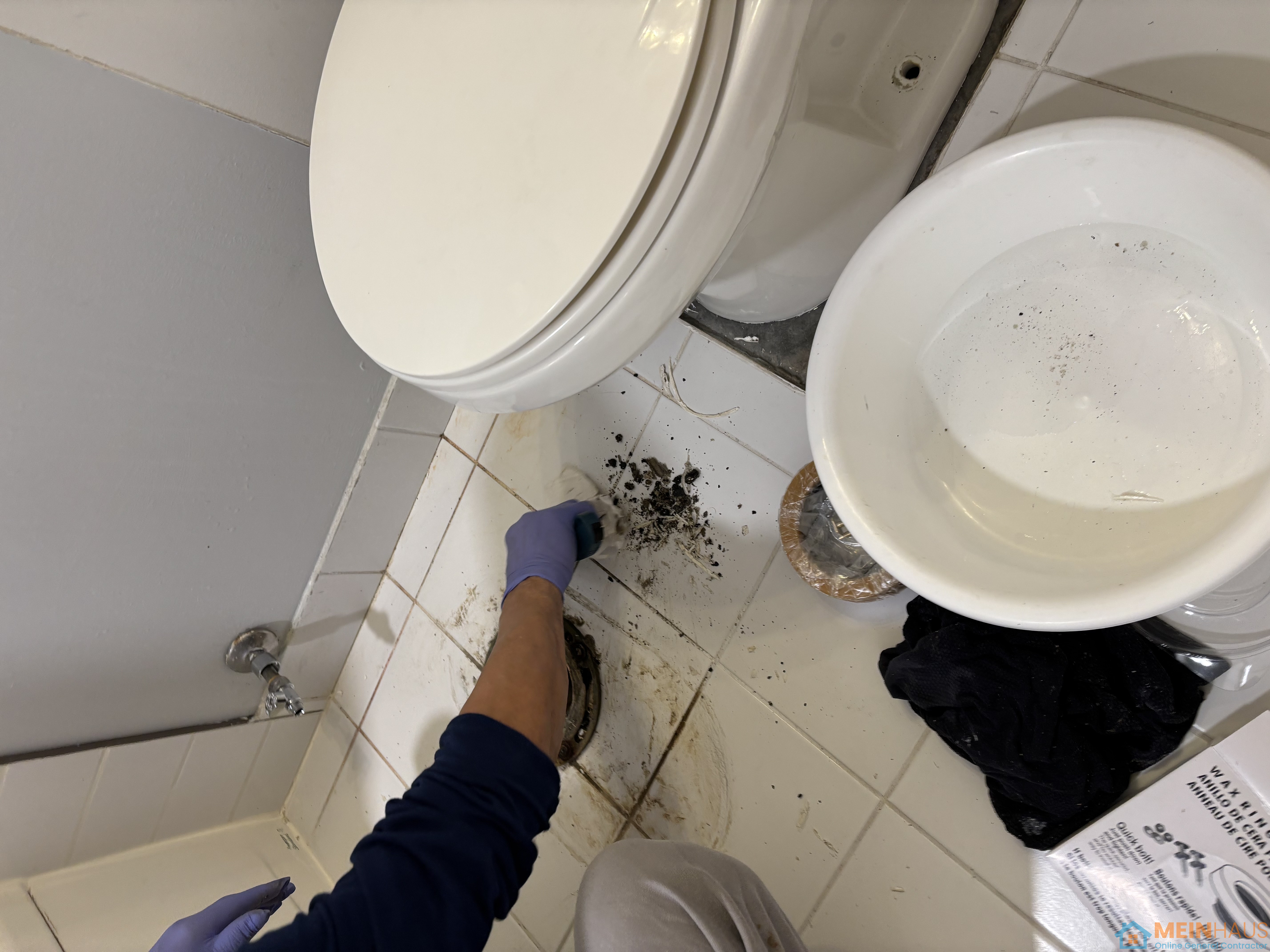 Plumbing — Vaughan, Ontario — before