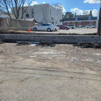 Landscaping — before