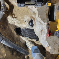 Plumbing — before