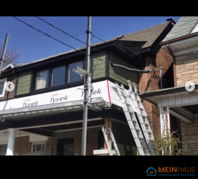 Siding — after