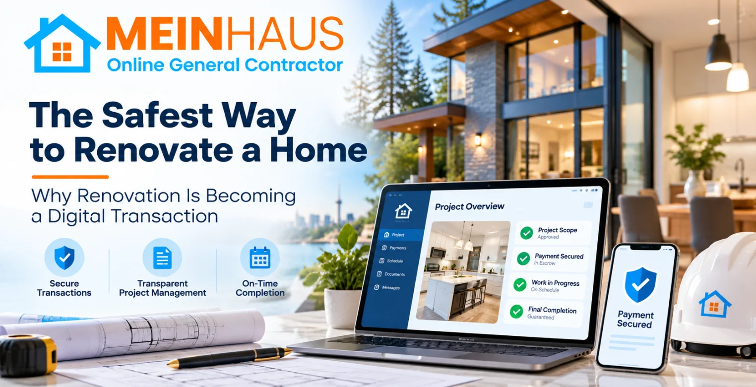 The Safest Way to Renovate a Home? Why Renovation Is Becoming a Digital Transaction