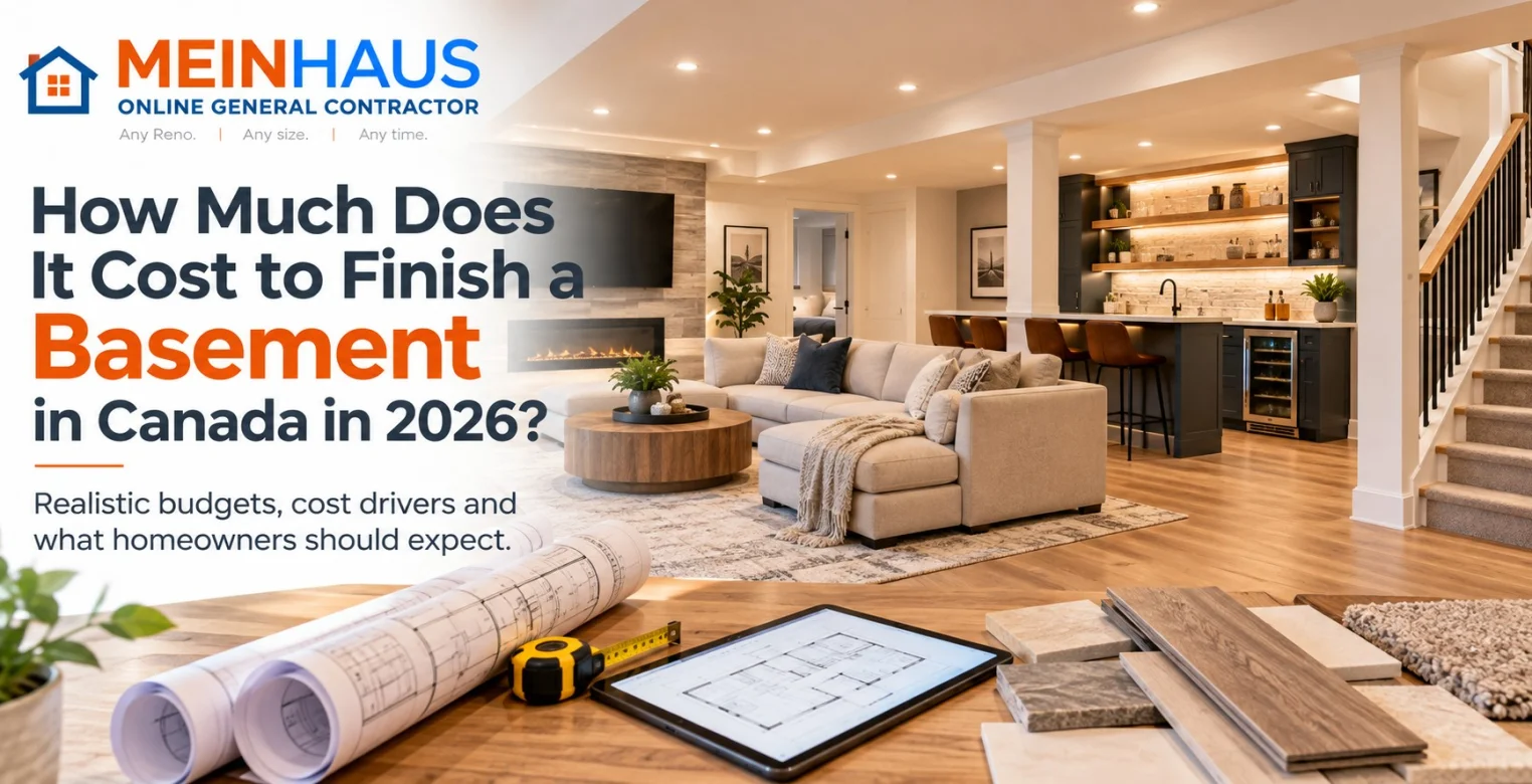How Much Does It Cost to Finish a Basement in Canada in 2026?