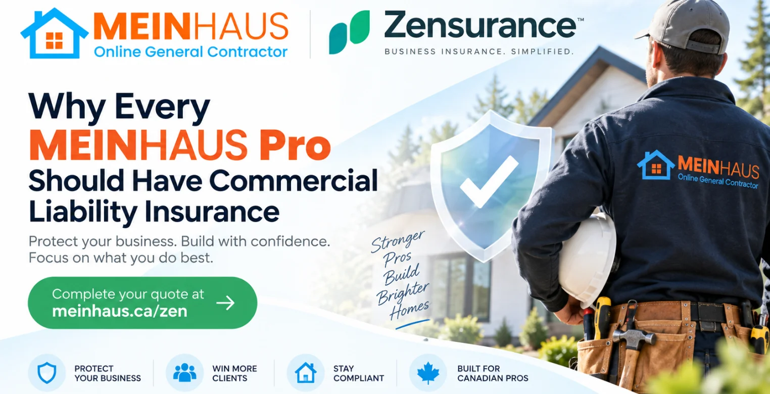Every MEINHAUS Pro Should Carry Commercial Liability Insurance