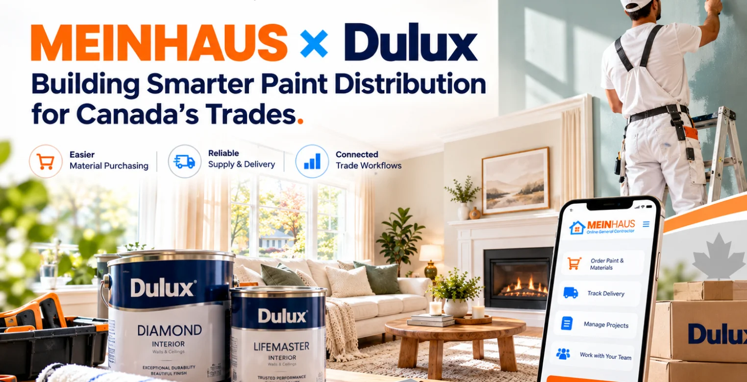 MEINHAUS × Dulux: Building Smarter Paint Distribution for Canada’s Trades