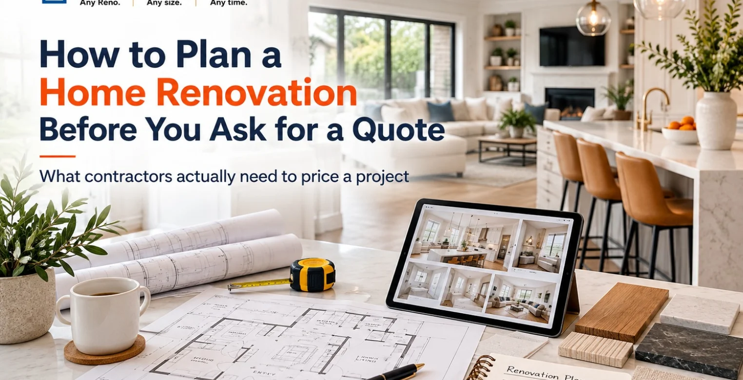 How to Plan a Home Renovation Before You Ask for a Quote