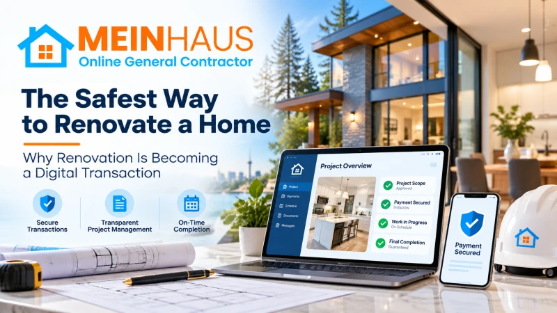 The Safest Way to Renovate a Home? Why Renovation Is Becoming a Digital Transaction