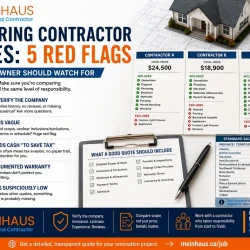 Comparing Contractor Quotes in Canada: 5 Red Flags Every Homeowner Should Watch For